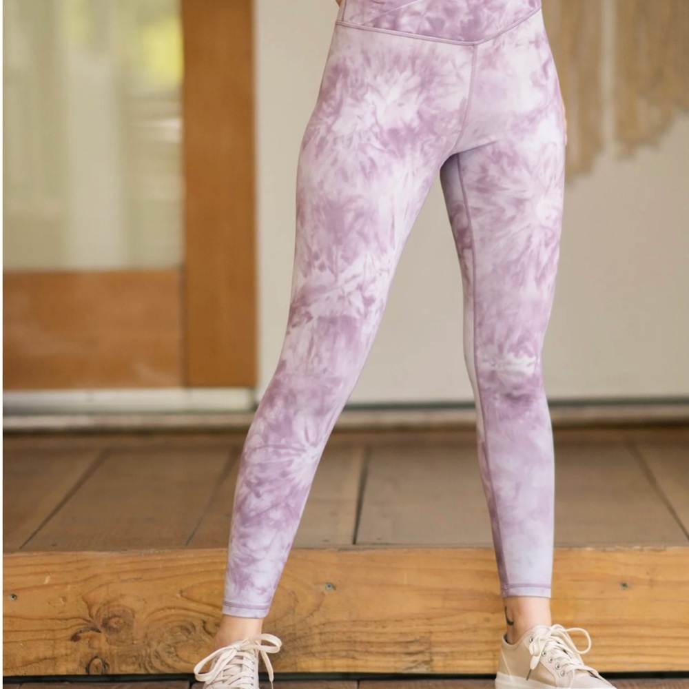 POPFLEX - The Hourglass Legging in Acai Marble
